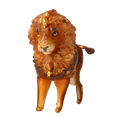 Load image into Gallery viewer, Golden Mane Lion Glass Ornament  Handmade Glass Christmas ornament. 2022-023
