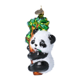 Load image into Gallery viewer, Christmas Ornament Panda with Bamboo
