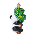 Load image into Gallery viewer, Christmas Ornament Panda with Bamboo
