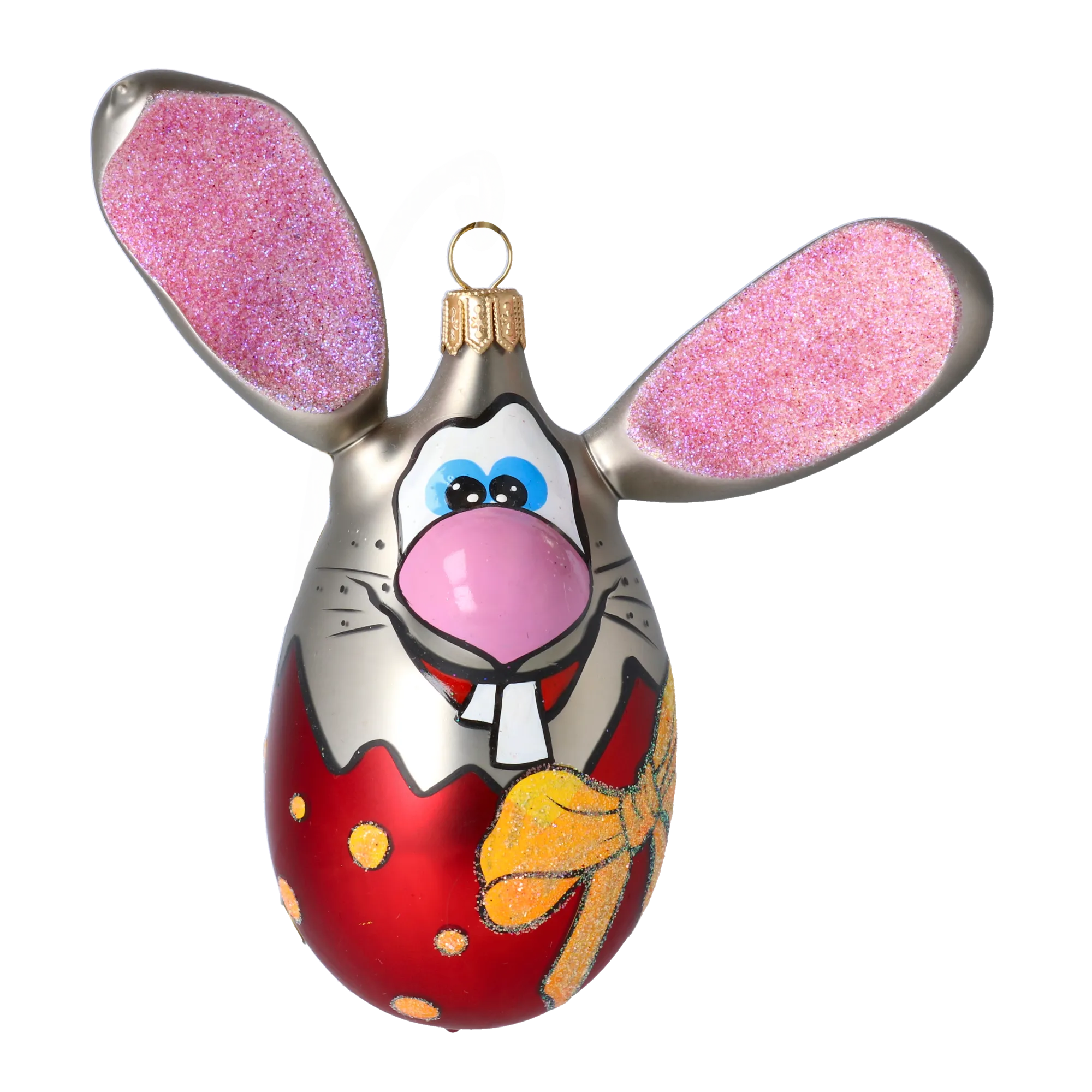 Royal Gallantry Clocks. Handmade Glass Christmas ornament. 2022-025