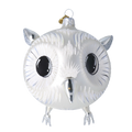 Vigilant Arctic Sentry | Hand-Painted Glass Ornament | Blubom 2022-035
