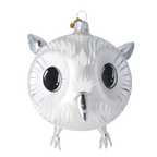 Vigilant Arctic Sentry | Hand-Painted Glass Ornament | Blubom 2022-035