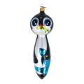 Earnest Arctic Diver | Hand-Painted Glass Ornament | Blubom 2022-036