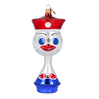 Gallant Cadet | Hand-Painted Glass Ornament | Blubom 2022-039
