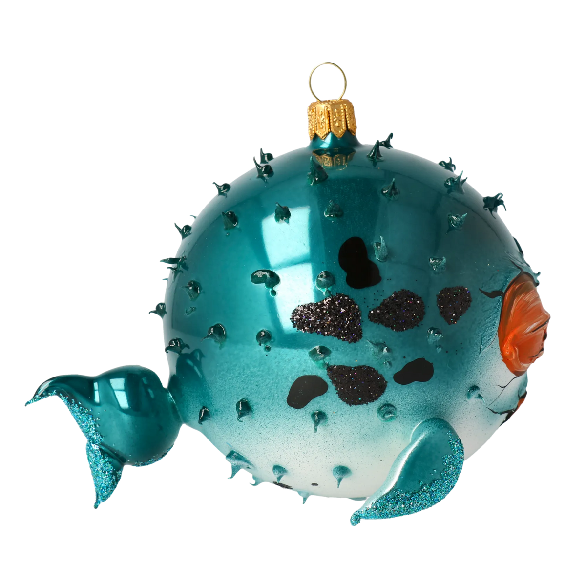 Sullen Lagoon Rogue | Hand-Painted Glass Ornament | Blubom 2022-040