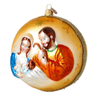 Amber Hallowed Silence | Hand-Painted Glass Ornament | Blubom 2022-067