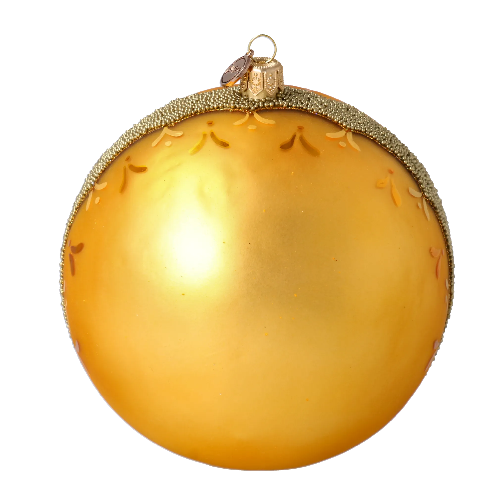 Golden Holy Family Premium christmas glass ornament 2022-067
