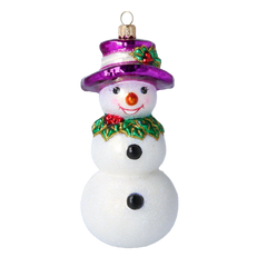 Classic Snowman in Magenta