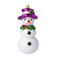 Dapper Frost Envoy | Hand-Painted Glass Ornament | Blubom 2022-070