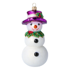 Dapper Frost Envoy | Hand-Painted Glass Ornament | Blubom 2022-070
