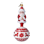 Benevolent Northern Voyager | Hand-Painted Glass Ornament | Blubom 2022-076