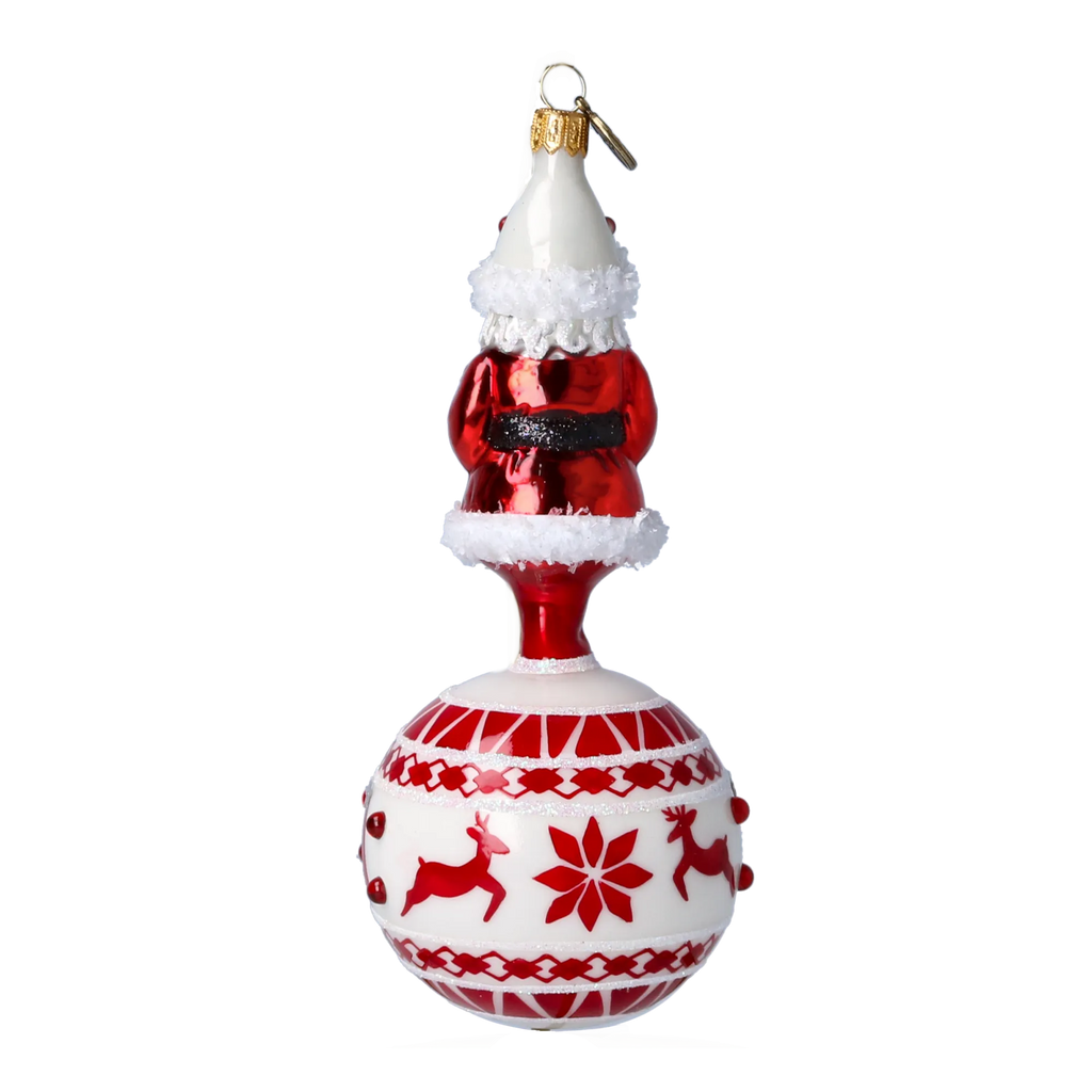 Benevolent Northern Voyager | Hand-Painted Glass Ornament | Blubom 2022-076
