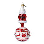 Benevolent Northern Voyager | Hand-Painted Glass Ornament | Blubom 2022-076