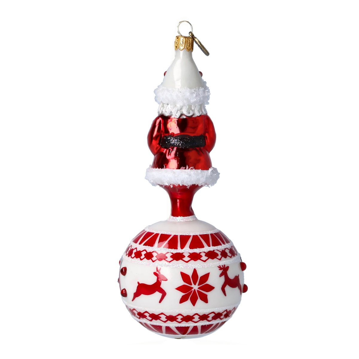 Benevolent Northern Voyager | Hand-Painted Glass Ornament | Blubom 2022-076