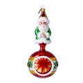 Benevolent Radiant Sovereign | Hand-Painted Glass Ornament | Blubom 2022-078