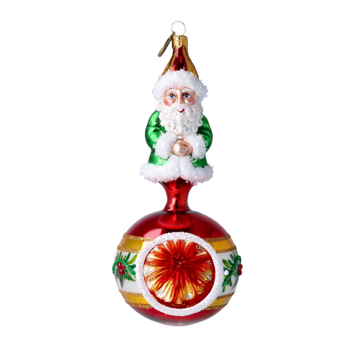 Benevolent Radiant Sovereign | Hand-Painted Glass Ornament | Blubom 2022-078