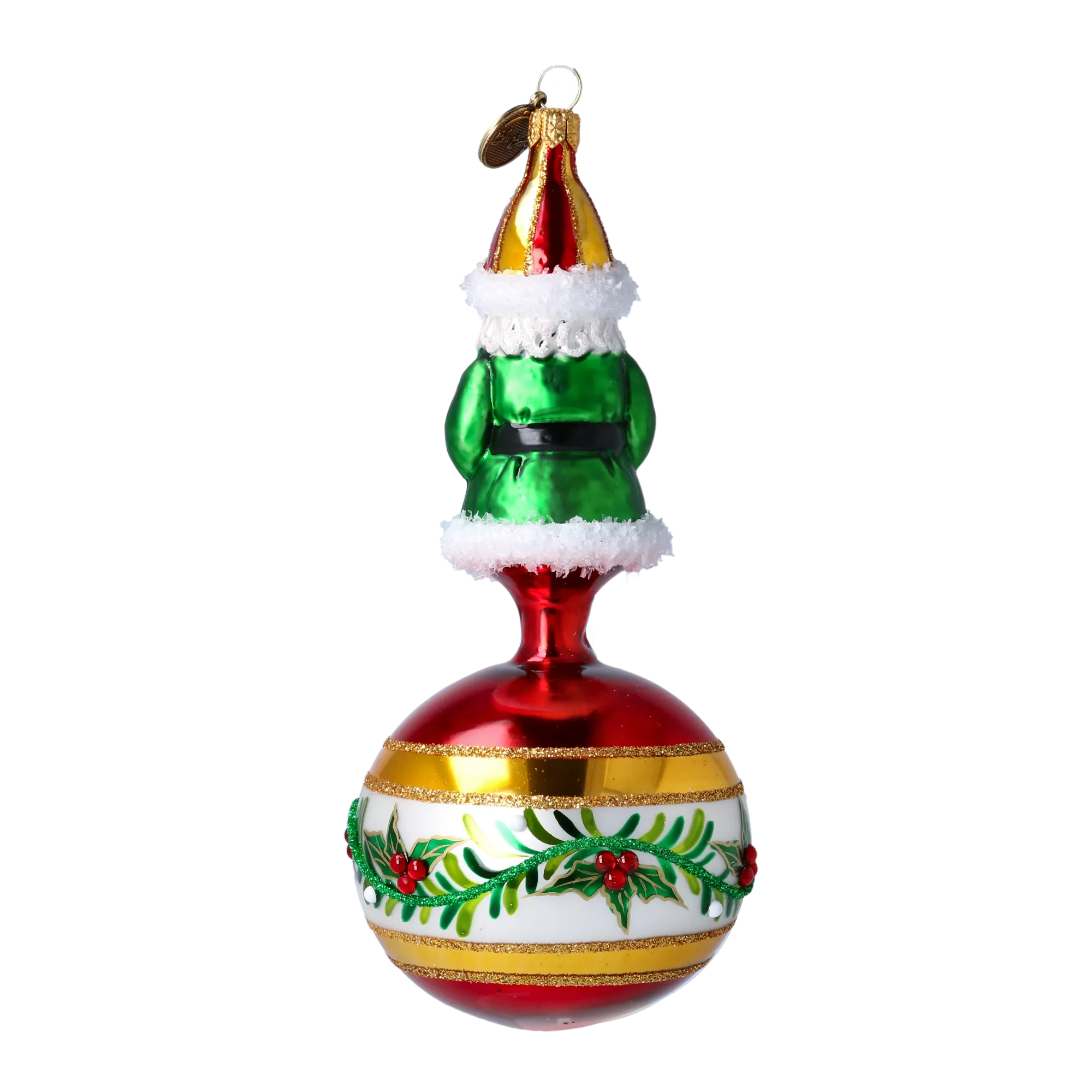 Benevolent Radiant Sovereign | Hand-Painted Glass Ornament | Blubom 2022-078