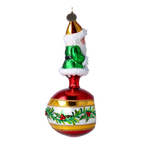 Benevolent Radiant Sovereign | Hand-Painted Glass Ornament | Blubom 2022-078