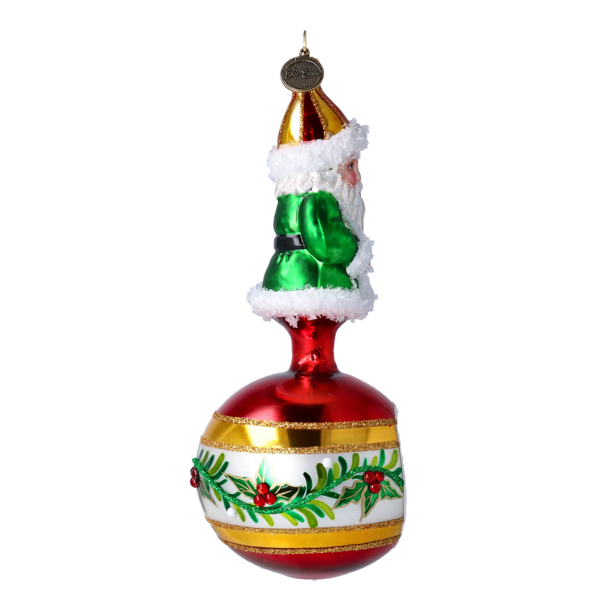 Benevolent Radiant Sovereign | Hand-Painted Glass Ornament | Blubom 2022-078