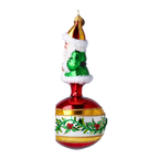 Benevolent Radiant Sovereign | Hand-Painted Glass Ornament | Blubom 2022-078