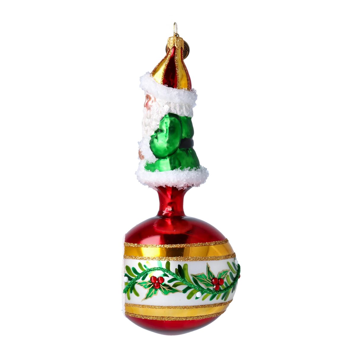 Benevolent Radiant Sovereign | Hand-Painted Glass Ornament | Blubom 2022-078