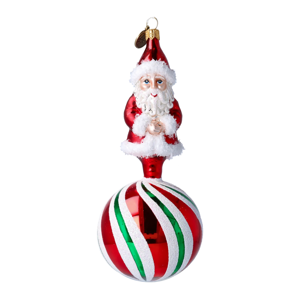 Benevolent Wayfarer | Hand-Painted Glass Ornament | Blubom 2022-080