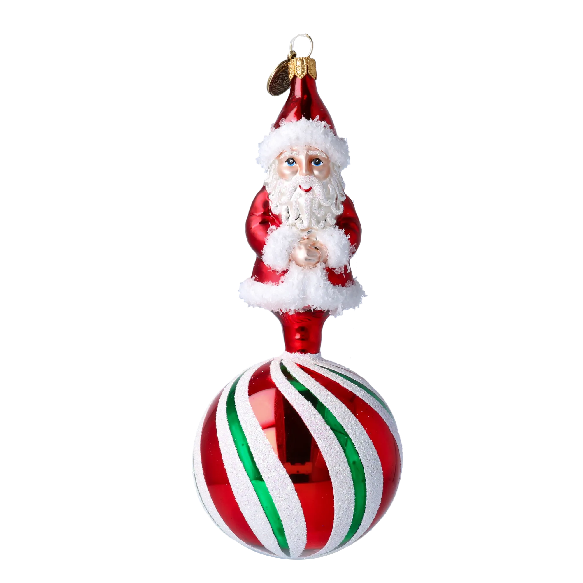 Benevolent Wayfarer | Hand-Painted Glass Ornament | Blubom 2022-080
