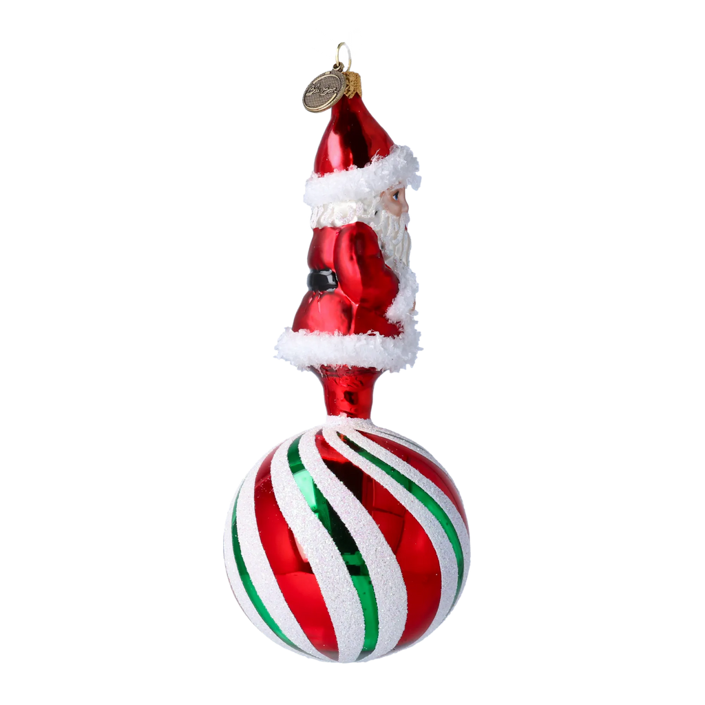 Benevolent Wayfarer | Hand-Painted Glass Ornament | Blubom 2022-080