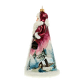Load image into Gallery viewer, Santa with Lantern Handmade Glass Christmas ornament
