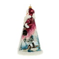 Twilight Peak Sentinel | Hand-Painted Glass Ornament | Blubom 2022-082