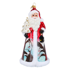 Silent Lantern Guardian | Hand-Painted Glass Ornament | Blubom 2022-083