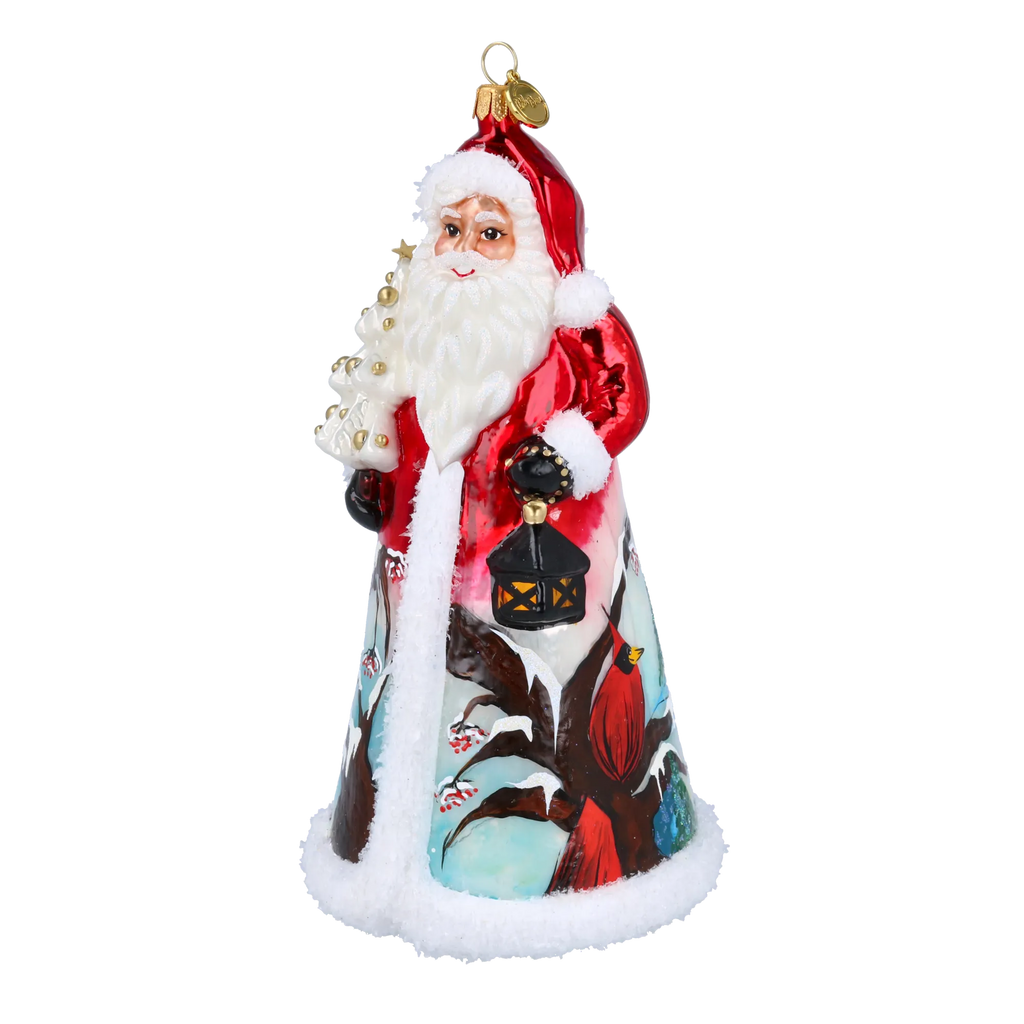 Silent Lantern Guardian | Hand-Painted Glass Ornament | Blubom 2022-083