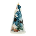 Midnight Alpine Sentinel | Hand-Painted Glass Ornament | Blubom 2022-085