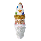 Serene Celestial Nomad | Hand-Painted Glass Ornament | Blubom 2022-088