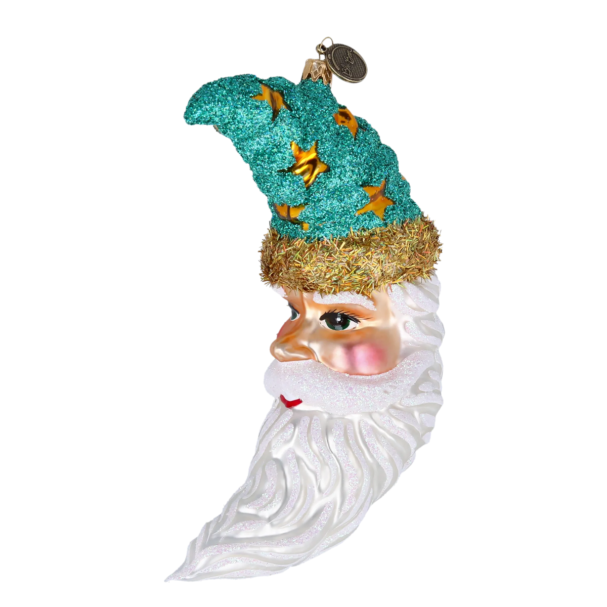 Nocturnal Star Sentinel | Hand-Painted Glass Ornament | Blubom 2022-091