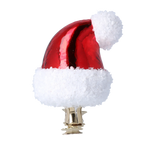 Benevolent Crimson Crest | Hand-Painted Glass Ornament | Blubom 2022-103