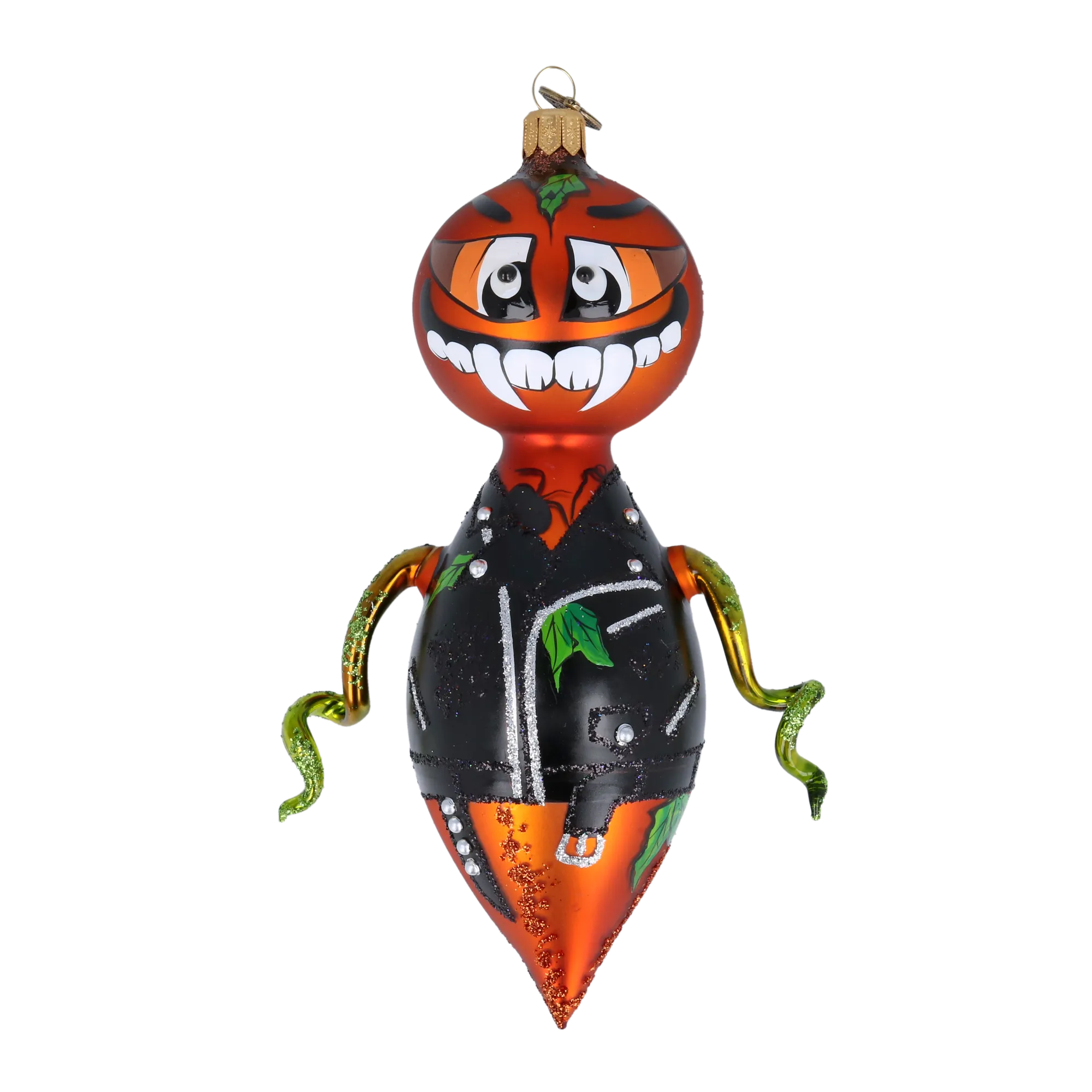 Leather-Jacket Pumpkin Guy