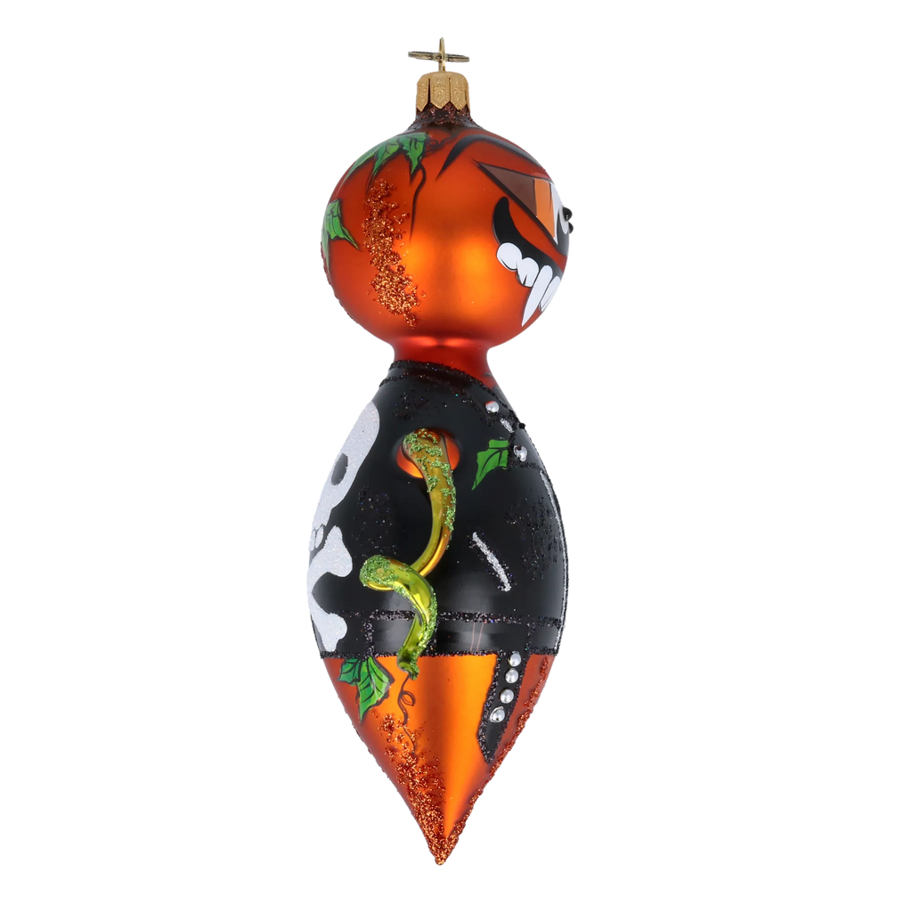 Lawless Midnight Harvester | Hand-Painted Glass Ornament | Blubom 2022-108