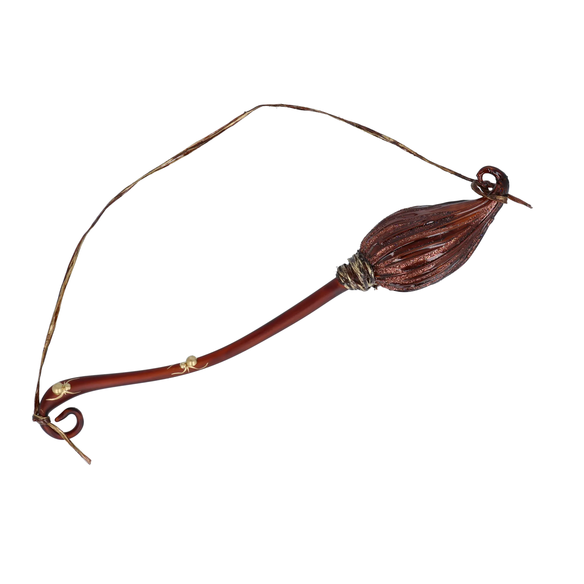 Nocturnal Spider Sweep | Hand-Painted Glass Ornament | Blubom 2022-114
