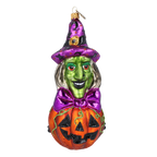 Cunning Midnight Weaver | Hand-Painted Glass Ornament | Blubom 2022-115