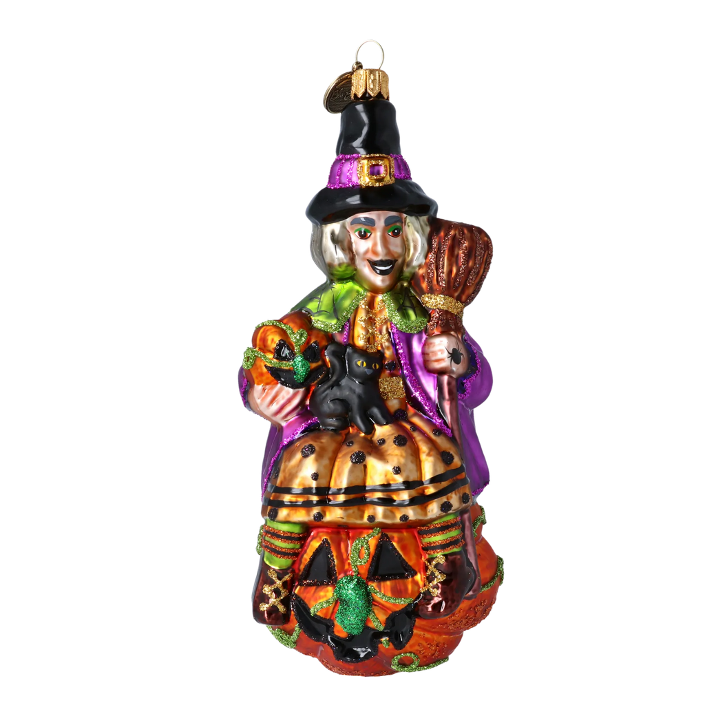 Nocturnal Harvest Sovereign | Hand-Painted Glass Ornament | Blubom 2022-116