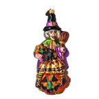 Nocturnal Harvest Sovereign | Hand-Painted Glass Ornament | Blubom 2022-116