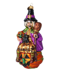 Nocturnal Harvest Sovereign | Hand-Painted Glass Ornament | Blubom 2022-116