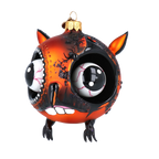 Restless Ember Sentry | Hand-Painted Glass Ornament | Blubom 2022-118