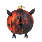 Restless Ember Sentry | Hand-Painted Glass Ornament | Blubom 2022-118