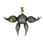 Watchful Amethyst Nocturne | Hand-Painted Glass Ornament | Blubom 2022-120