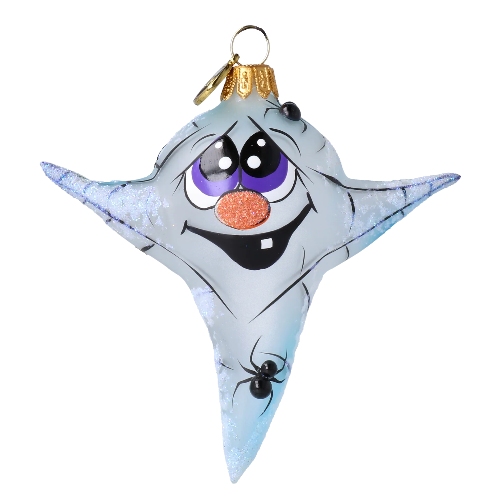 Soul - Halloween Ghost Handmade Glass Christmas ornament. 2022-121