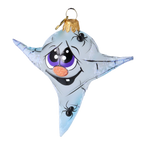 Startled Attic Phantom | Hand-Painted Glass Ornament | Blubom 2022-121