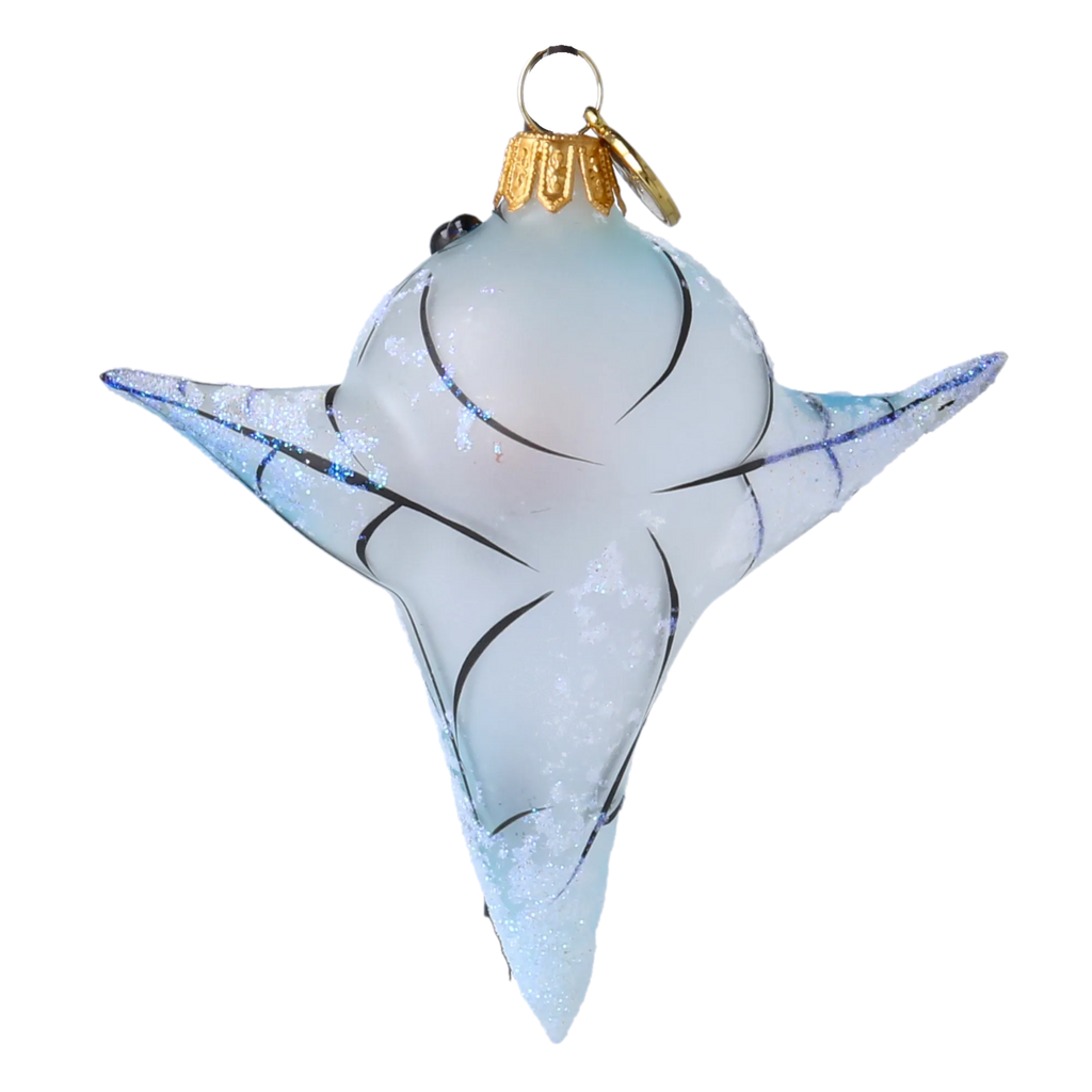 Startled Attic Phantom | Hand-Painted Glass Ornament | Blubom 2022-121