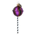 Wicked Midnight Sugar | Hand-Painted Glass Ornament | Blubom 2022-140
